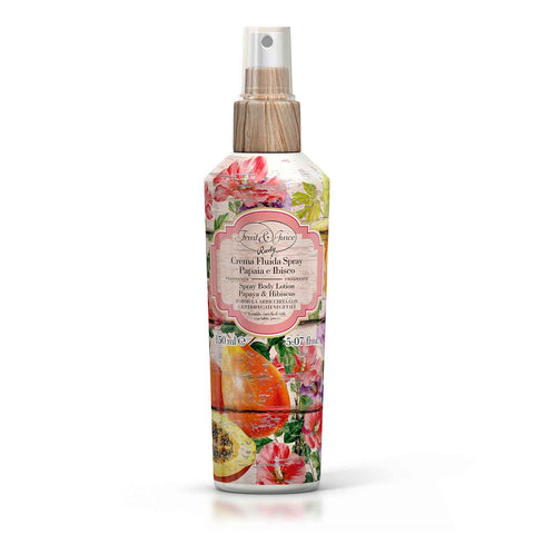 Crema fluida spray 150 mL Papaya e Ibisco Maioliche