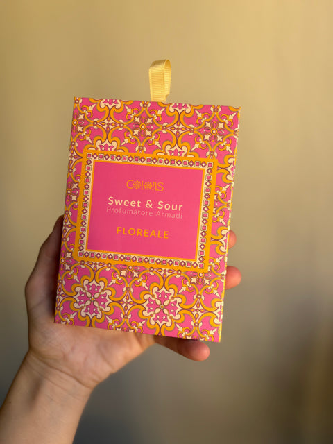 Profumatori Armadio - Confezione con 3 sacchetti profumati Sweet & Sour - FLOREALE - Colors
