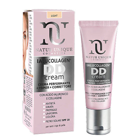 DD Cream + Correttore 40 ml Ialucollagen – Tonalità Light- Natur Unique