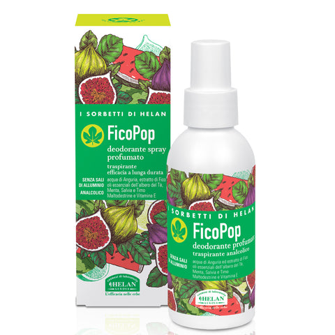 FicoPop Deodorante Profumato traspirante in spray 100 ml Helan