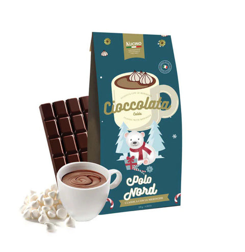CIOCCOLATA CALDA POLO NORD CON CIOCCOLATO FONDENTE E MERINGHE- 125 gr - KUCINO