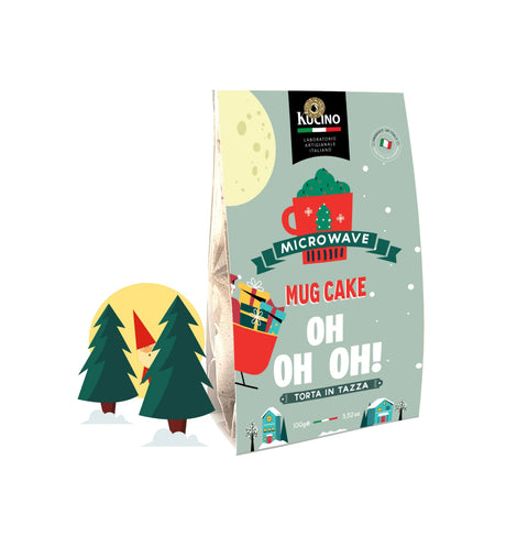 TORTA IN TAZZA OH OH OH! La torta in tazza di Babbo Natale 100 gr- KUCINO