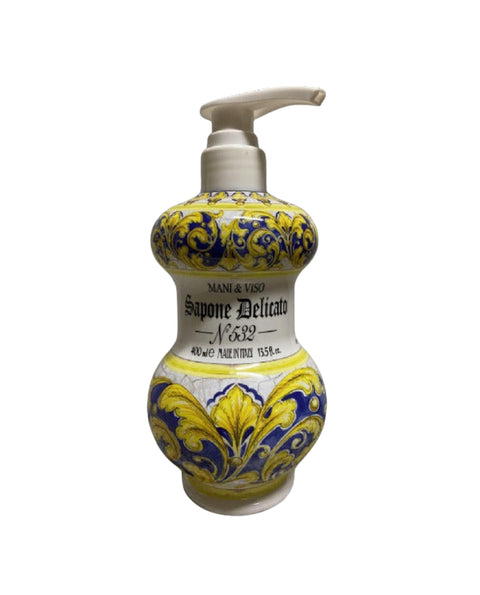 Maioliche Albarelllo Sapone delicato Viso-Mani N°532 "Mysticus" 400 ml Rudy Profumi