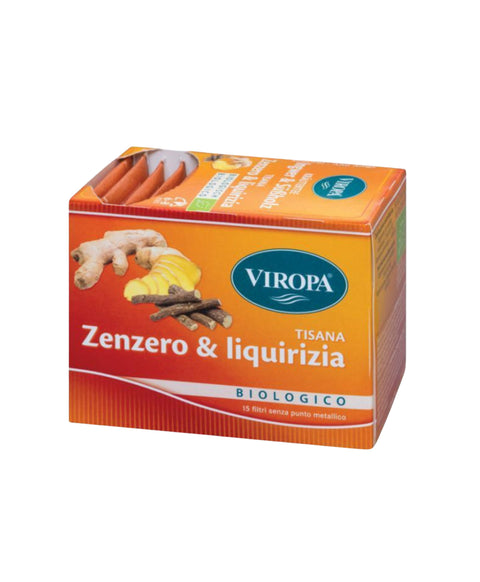 Infuso Zenzero & Liquirizia 15 filtri Viropa