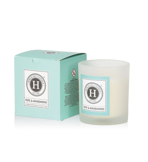 Candela Vegetale in Cera di Soia al Pepe & Mandarino 200 g Himalaya