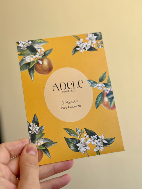 CARD PROFUMATA ZAGARA per Armadi e Cassetti - Adele fragranze