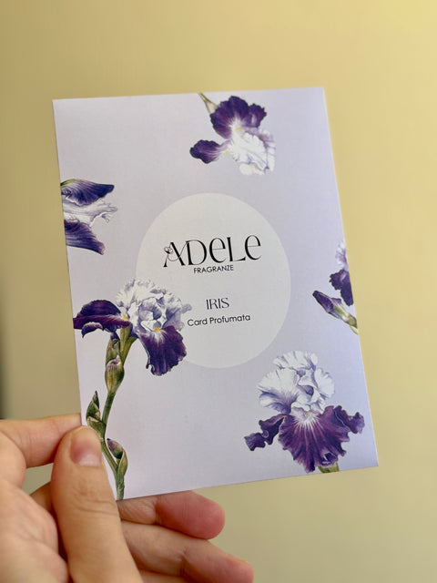 CARD PROFUMATA IRIS per Armadi e Cassetti - Adele fragranze