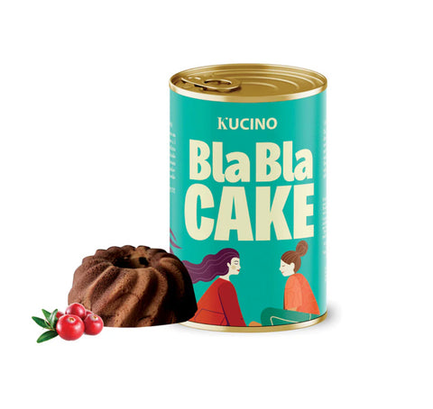 BLA BLA CAKE Torta al cacao e mirtilli rossi - KUCINO (NON SONO ARRIVATE)