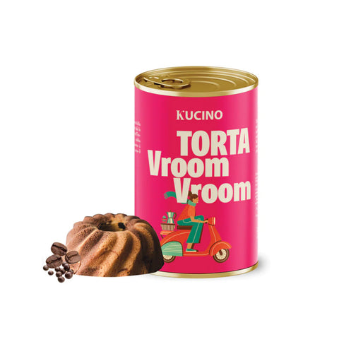 TORTA VROOM VROOM Torta al caffè e gocce di cioccolato - KUCINO (non sono arrivate)