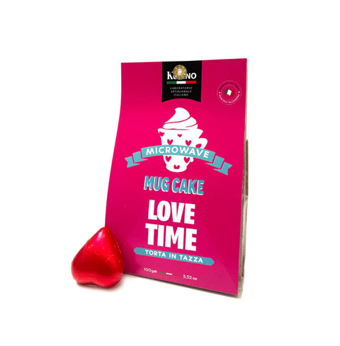 TORTA IN TAZZA LOVE TIME with a Chocolate Heart 100 gr- KUCINO