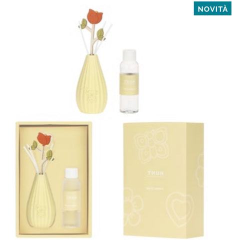 DIFFUSORE GIALLO CON TULIPANO 100 ml THUN