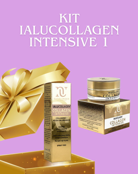 Kit Ialucollagen Intensive 1: Crema contorno occhi  + Spray viso - Natur Unique