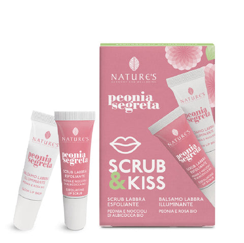 Cofanetto regalo Crema Mani + Kit Scrub & Kiss Peonia Segreta Nature's