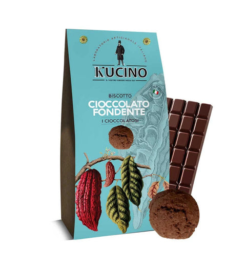 I CIOCCOLATOSI - BISCOTTO CIOCCOLATO FONDENTE 125 gr - KUCINO