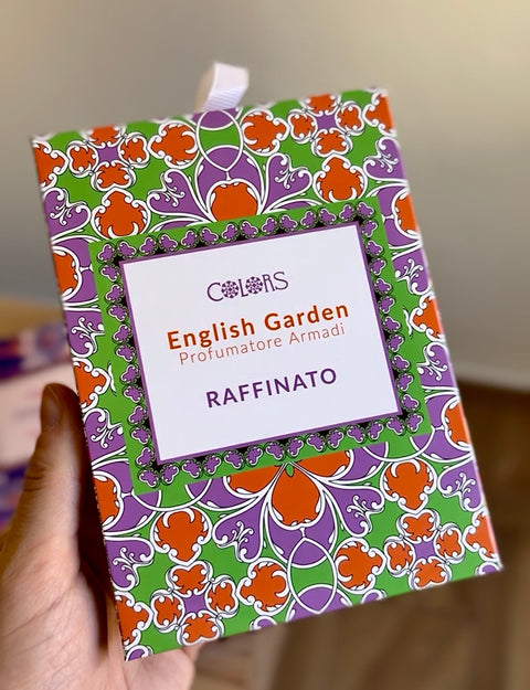 Profumatori Armadio - Confezione con 3 sacchetti profumati English Garden - RAFFINATO - Colors