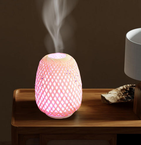 Diffusore a Ultrasuoni in bambù intrecciato OLAKI