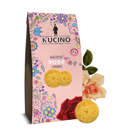 I FIORITI - BISCOTTI ALLE ROSE 150 gr - KUCINO