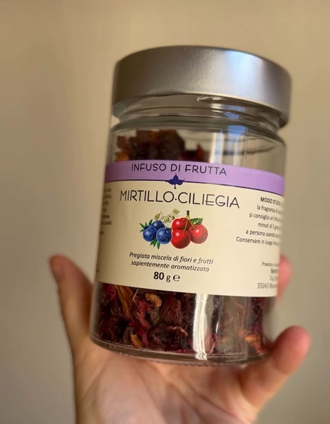 Infuso MIRTILLO-CILIEGIA 80 gr  Herbo Veneta