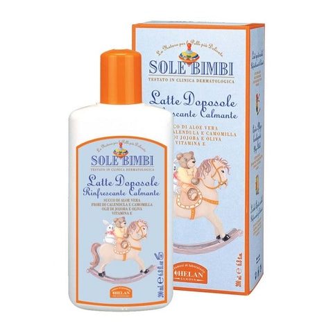 Latte Doposole Rinfrescante Calmante Sole Bimbi 200 ml Helan