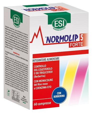 Normolip 5 Forte Integratore controllo colesterolo 60 compresse ESI