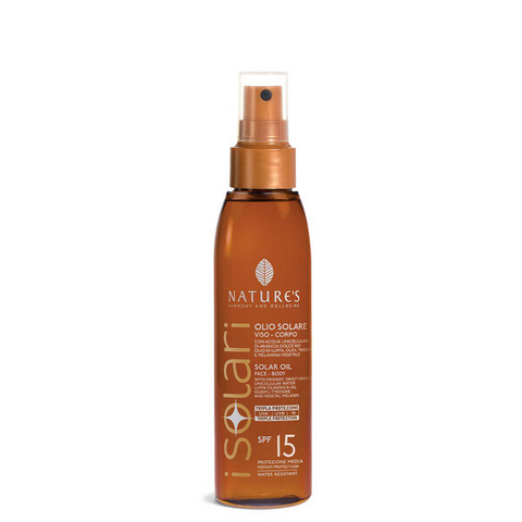 Olio Solare Viso/Corpo SPF15 150ml Nature's - Bios Line