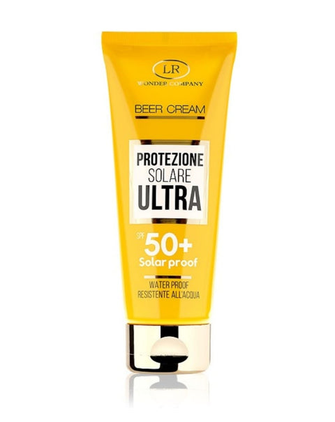 Protezione Solare Ultra 50+ alla Birra Beer Cream  100 ml L.R.  Wonder Company