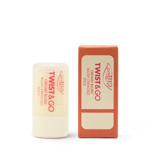 TWIST & GO BLUSH CREMOSO STICK nr. 03 - MACARON 5 gr PuroBio