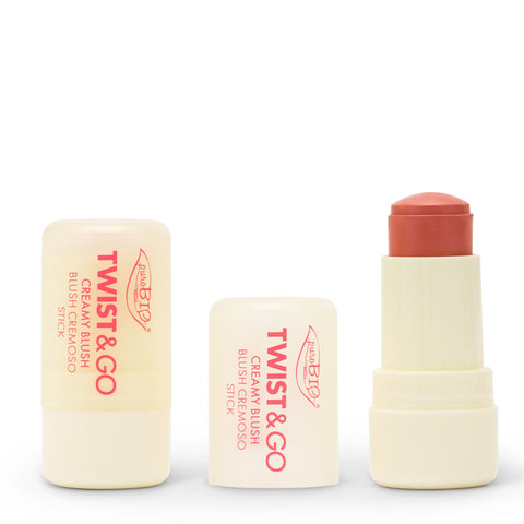 TWIST & GO BLUSH CREMOSO STICK nr. 03 - MACARON 5 gr PuroBio