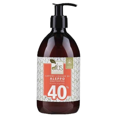 Sapone Liquido di Aleppo al 40% 500 ml