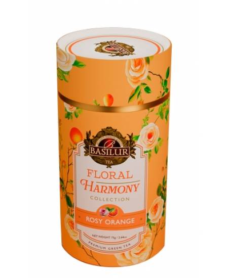 Armonia Floreale - Tè Verde all' Arancia Rosata sfuso 75 g- Basilur