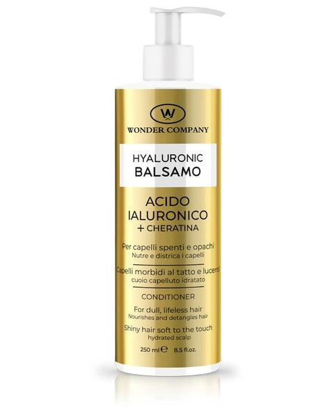 Balsamo Ristrutturante con Acido Ialuronico e Cheratina 250 ml Wonder Company