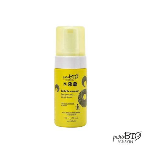 Bubble Mousse Detergente Viso 100 ml Purobio