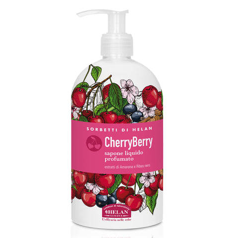 Cherry Berry Sapone Liquido Profumato 500 ml i Sorbetti Helan