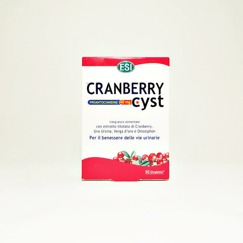 Cranberry Cyst 30 ovalette Esi