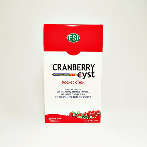 Cranberry Cyst 16 pocket drink Esi