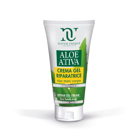 Aloe Attiva Crema Gel Riparatrice Viso Mani Corpo 150 ml Natur Unique