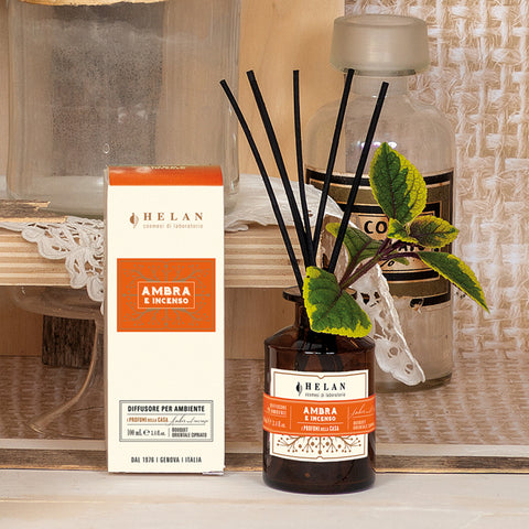 Diffusore per Ambiente Ambra e Incenso 100 ml Helan