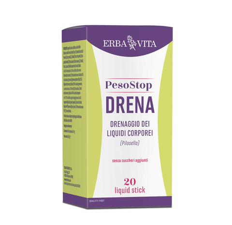 Peso Stop Drena 20 stick liquidi Erba Vita