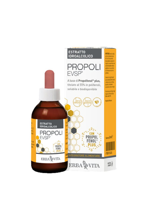 Estratto puro Idroalcolico di Propoli EVSP 30 ml Erba Vita