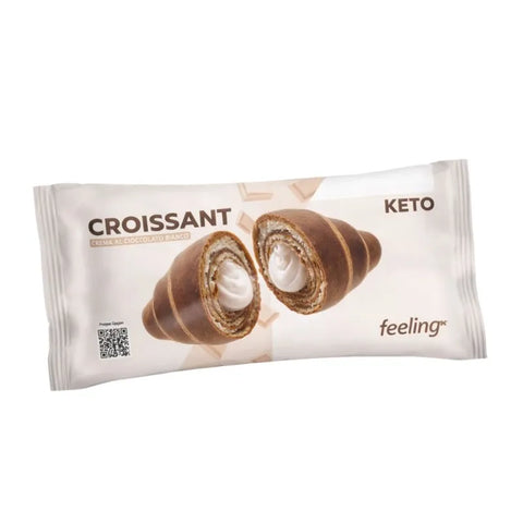 Croissant Double Ciok Cioccolato Bianco+Protein 50g - FeelingOk