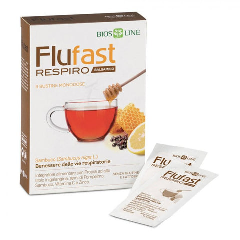 Flufast Respiro Balsamico 9 bustine monodose Bios Line