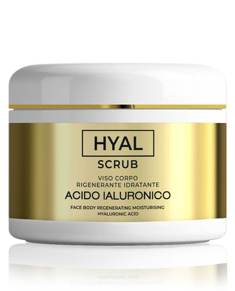 Scrub viso e corpo rigenerante e idratante con Acido Ialuronico a diversi pesi molecolari 250 ml