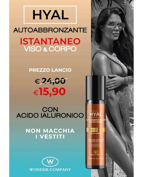 HYAL Autoabbronzante Spray Istantaneo 75 ml Wonder Company