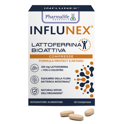 INFLUNEX Lattoferrina Bioattiva 30 compresse Pharmalife Research