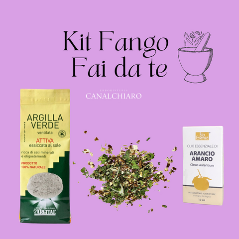 Kit Fango Fai da te Erboristeria Canalchiaro