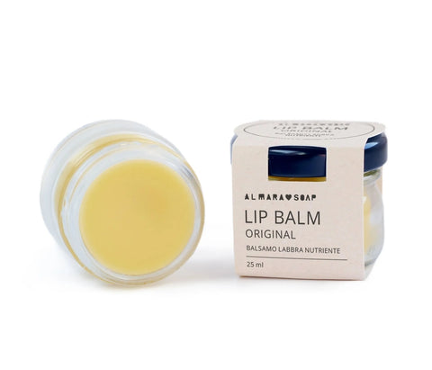 Lip Balm Original in barattolo di vetro 25 ml - Almara Soap