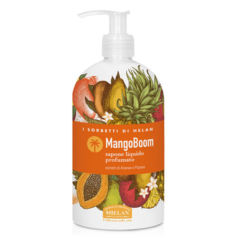 MangoBoom Sapone Liuido Profumato 500 ml I Sorbetti di Helan