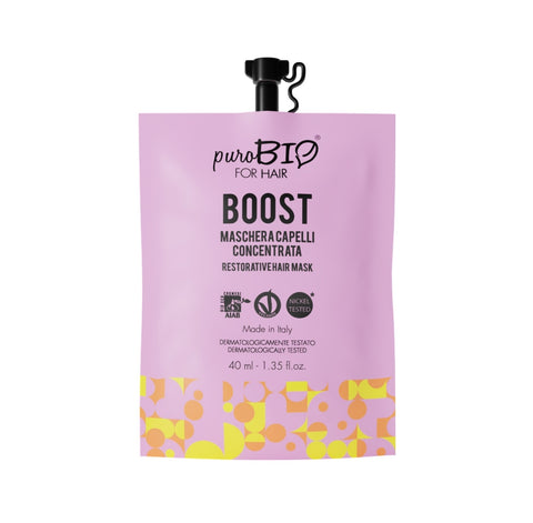 Maschera Boost 40 ml PuroBio for Hair