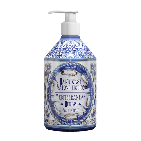 Sapone Mani Mediterranean Herbs Le Maioliche 500 ml Rudy