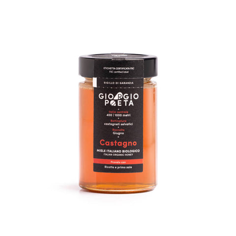 Miele di Castagno biologico Italiano 250 gr - Giorgio Poeta